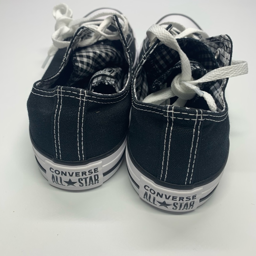 New Women Converse Chuck Taylor Double Tongue Low - Picture 4 of 9